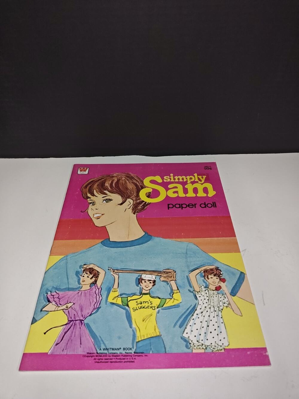 Whitman Simply Sam Kids Paper Doll Book Vintage 1980 Book Samantha Uncut